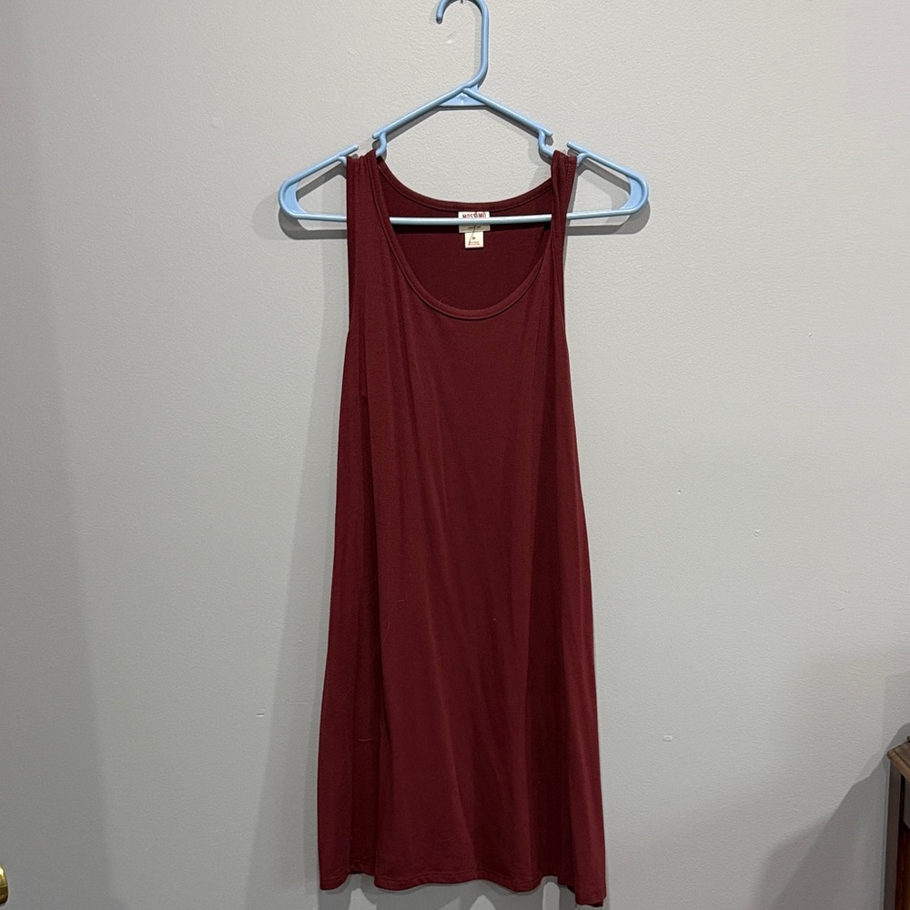 Mossimo Supply Co. Maroon Tank Top Dress